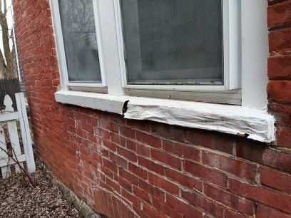 Rotted Sill Below Windows