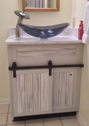 Barn Door Vanity